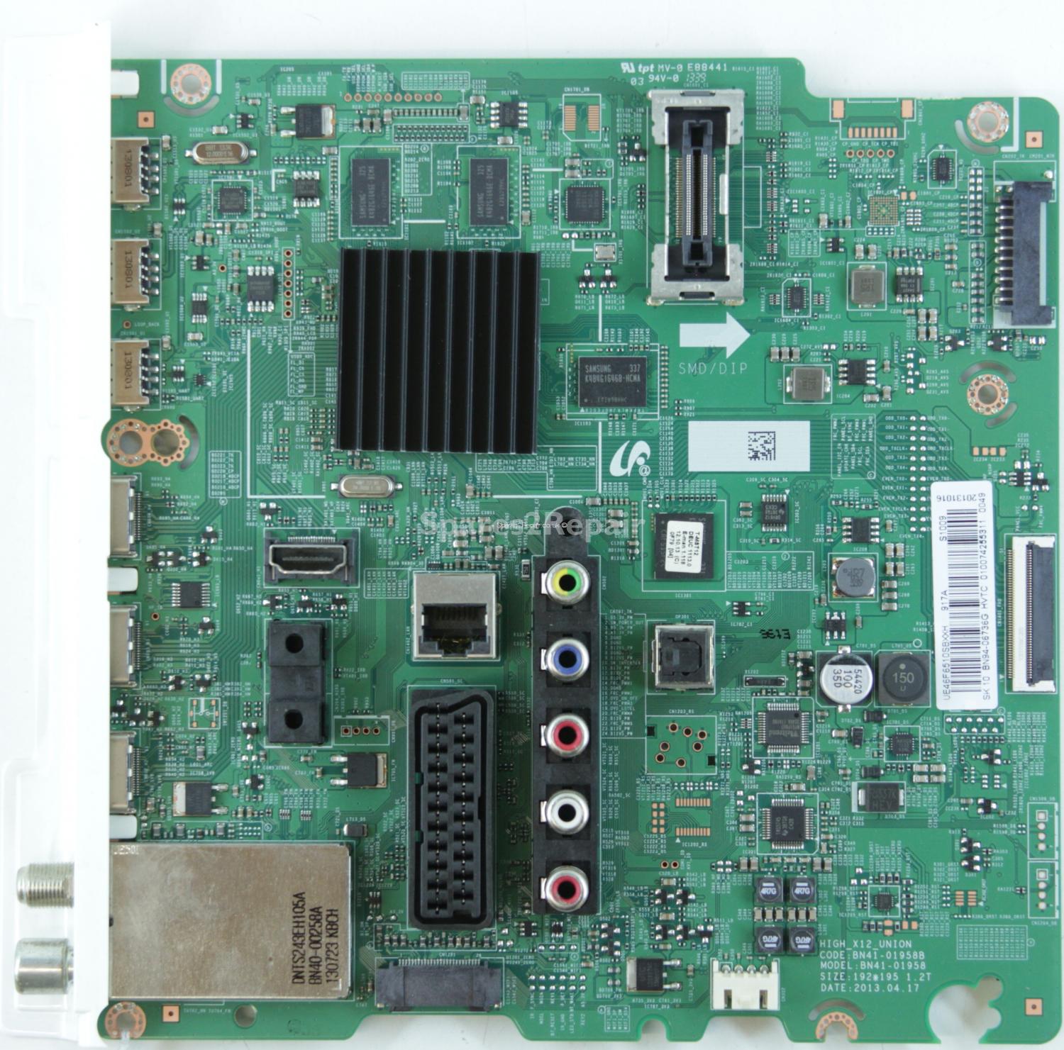 Samsung UE46F6510SB - Main AV - BN94-06736G - BN41-01958B - HIGH_X12_UNION