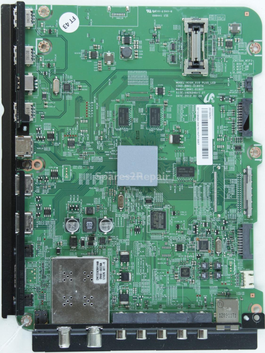 Samsung UE50ES6900U - Main AV - BN94-05875U - BN41-01807A - HIGH_X10 PLUS_LED