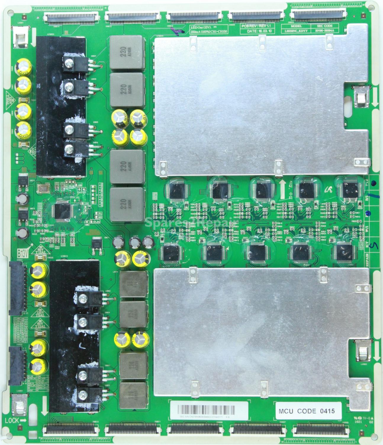 Samsung UE65KS9600T - LED Driver Board - BN96-39394A - REV1.1 - L65S9NC_KDYV