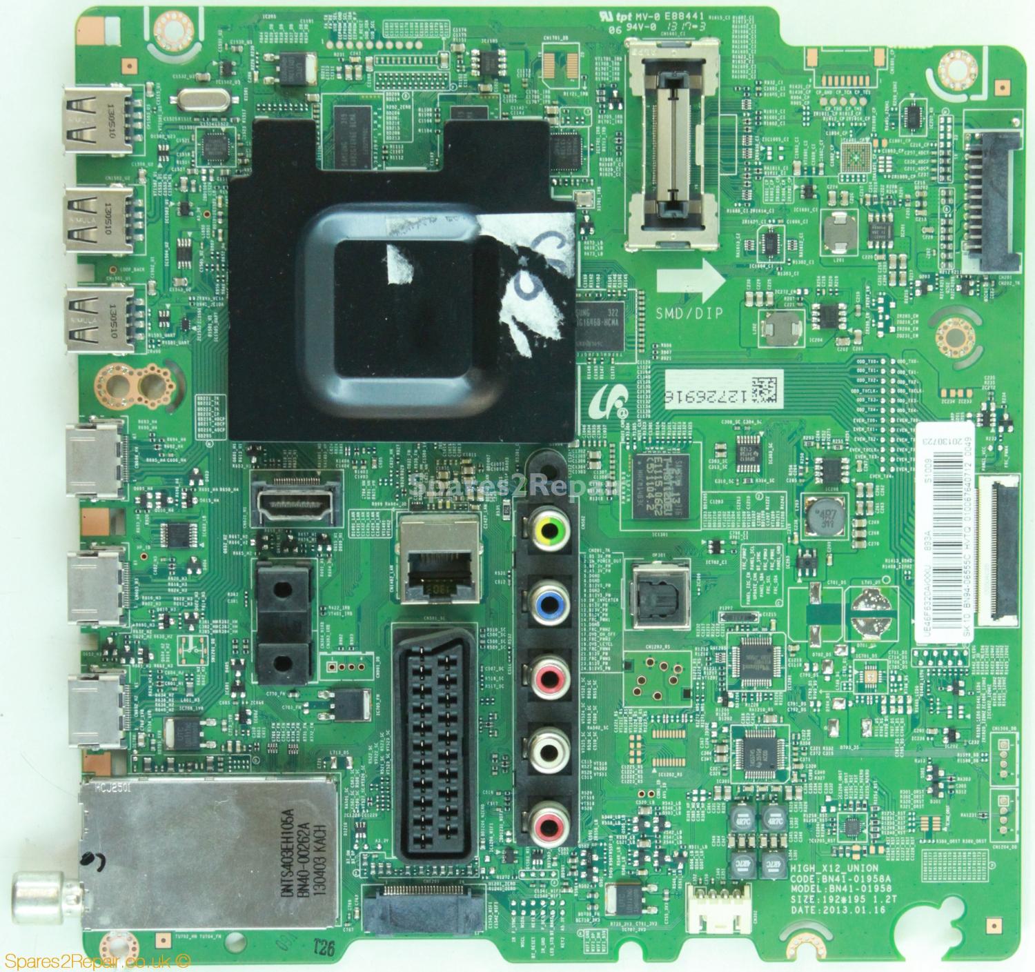 Samsung UE46F6320 - Main AV - BN94-06555C - BN41-01958A - HIGH_X12_UNION