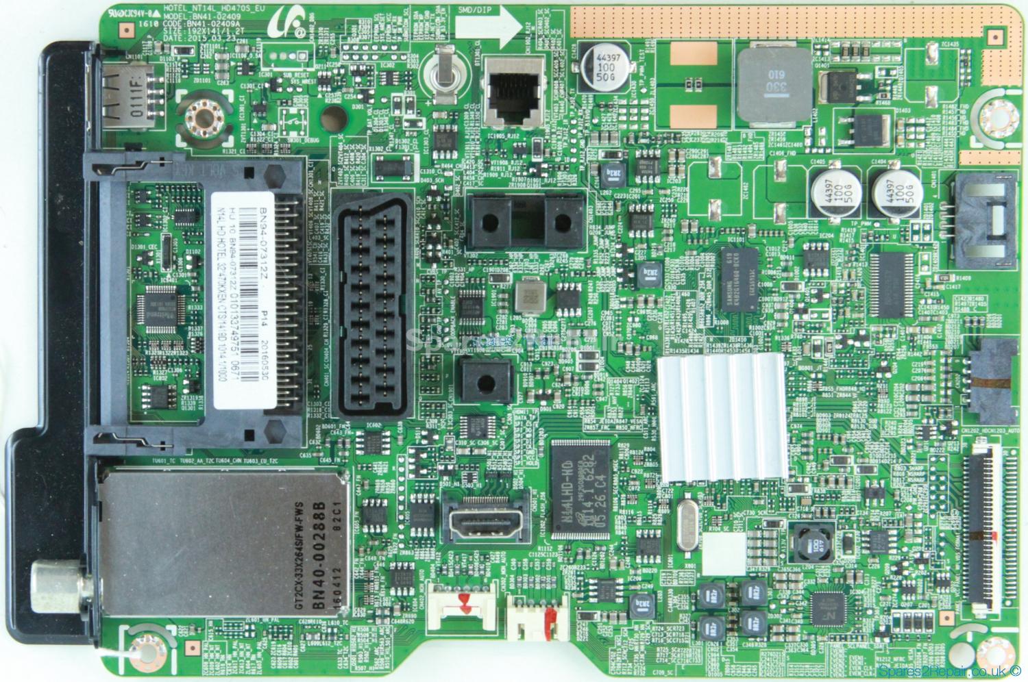 Samsung HG32ED470SK - Main AV - BN94-07312Z - BN41-02409A - HOTEL_NT14L_HD470S_EU