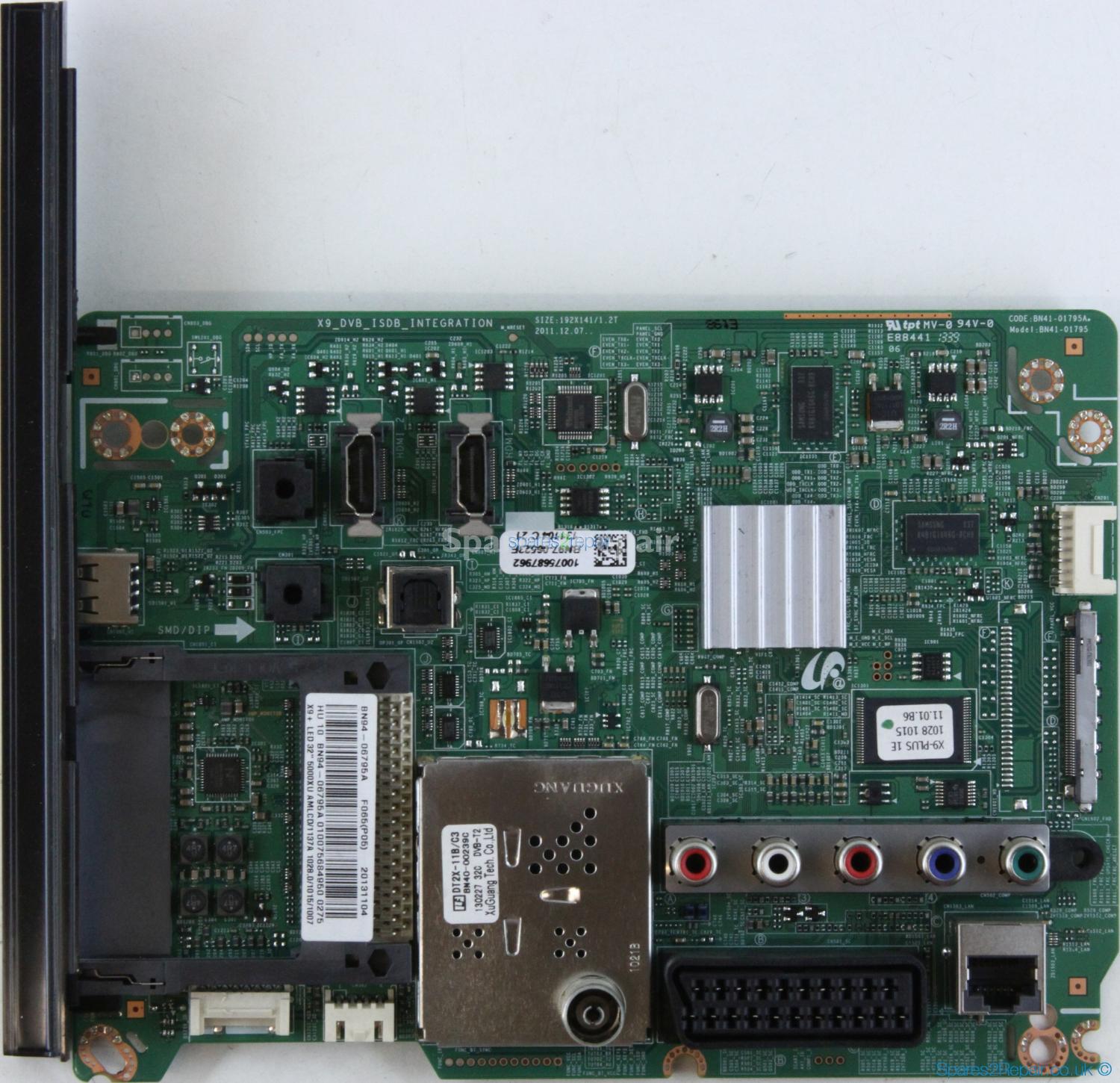 Samsung UE32EH5000K - Main AV - BN97-06523F - BN94-06795A - BN41-01795A - X9_DVB_ISDB_INTEGRATION