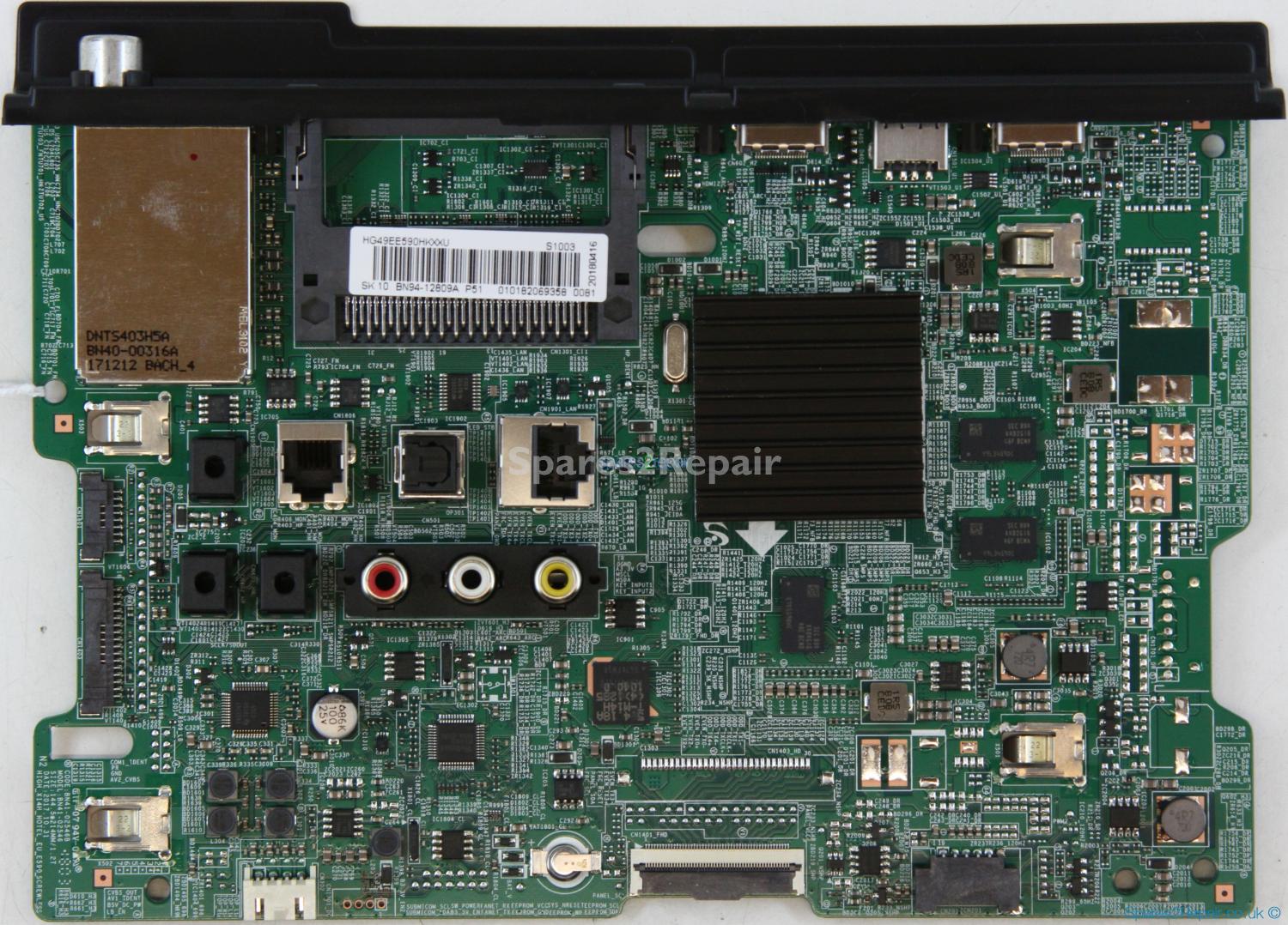 Samsung HG49EE590HK - Main AV - BN94-12809A - BN41-02546B