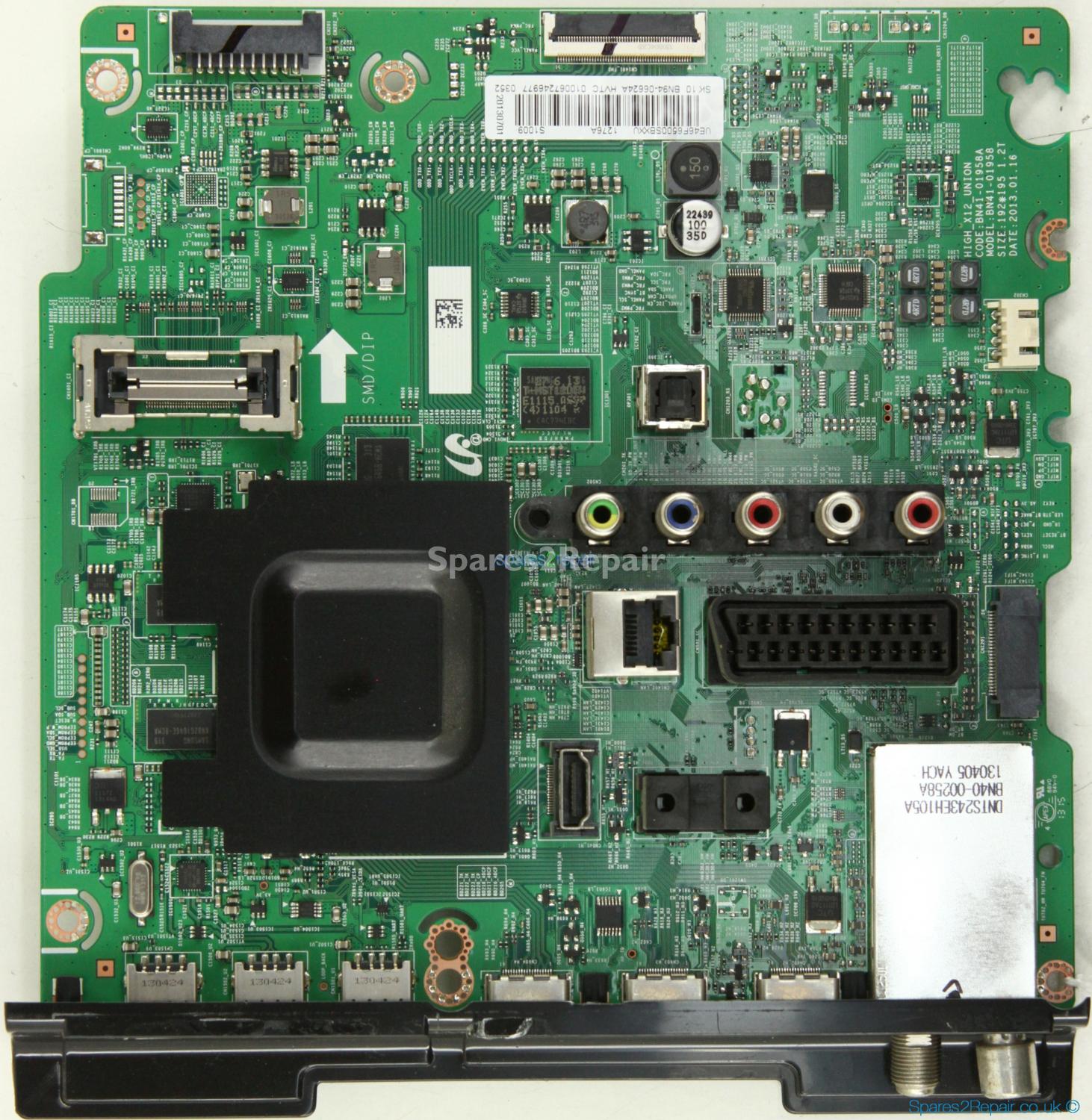 Samsung UE46F6500SB - Main AV - BN94-06624A - BN41-01958A - HIGH_X12_UNION