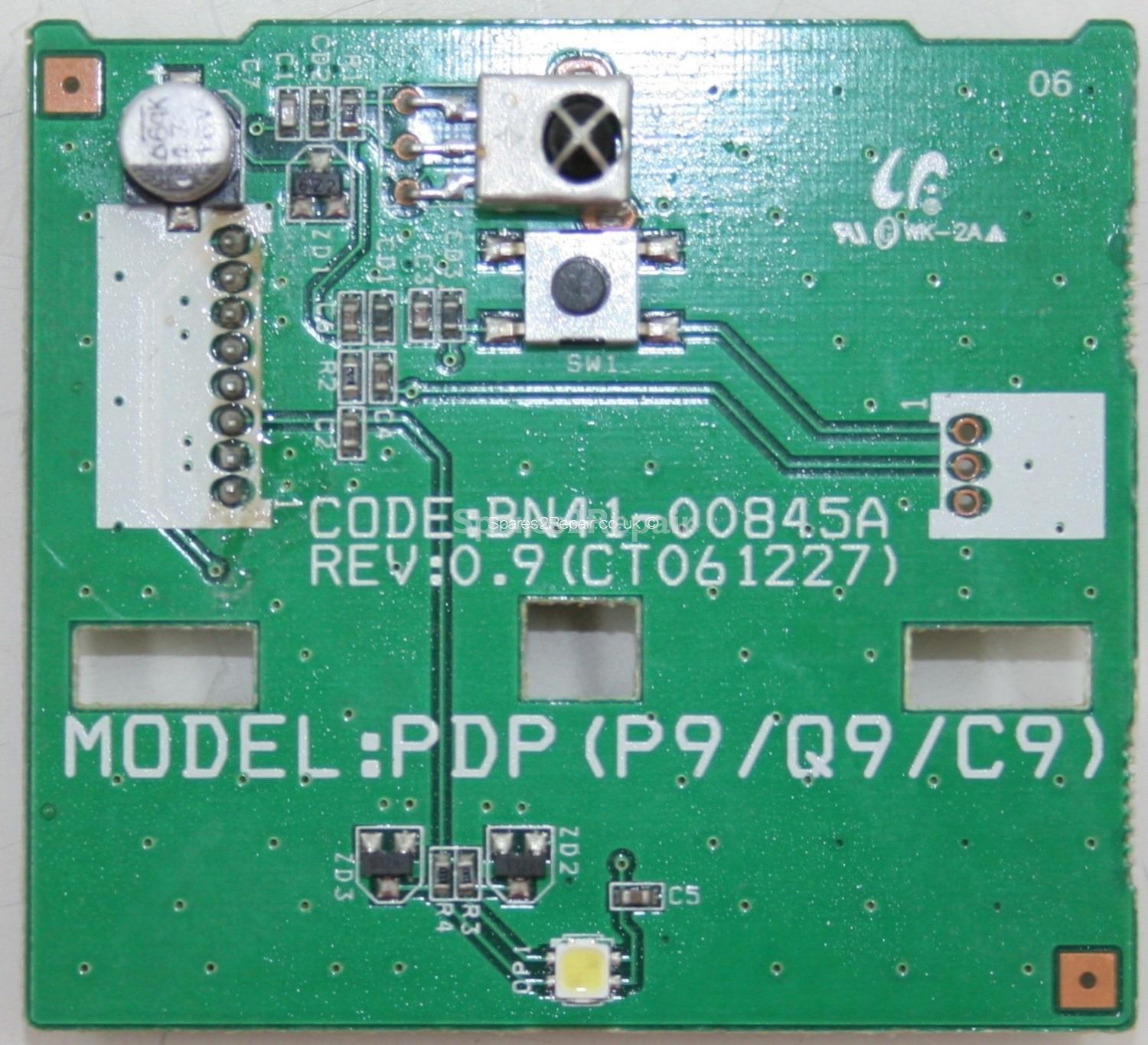 Samsung PS-50Q97HD - Power Button IR - BN41-00845A - Rev 0.9 - CT061227