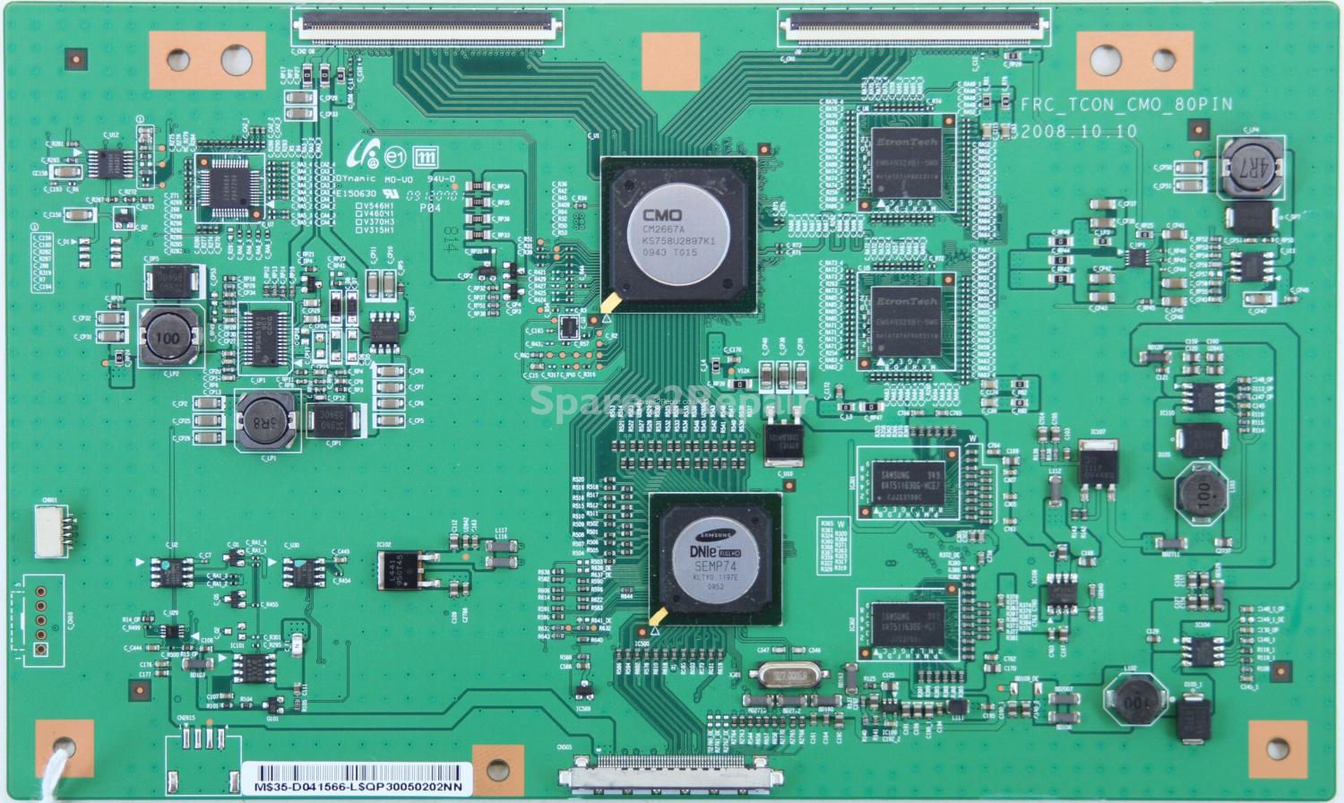 Samsung UE32B6000VW - T-Con - 35-D041566 - V315H1 - FRC_TCON_CMO_80PIN