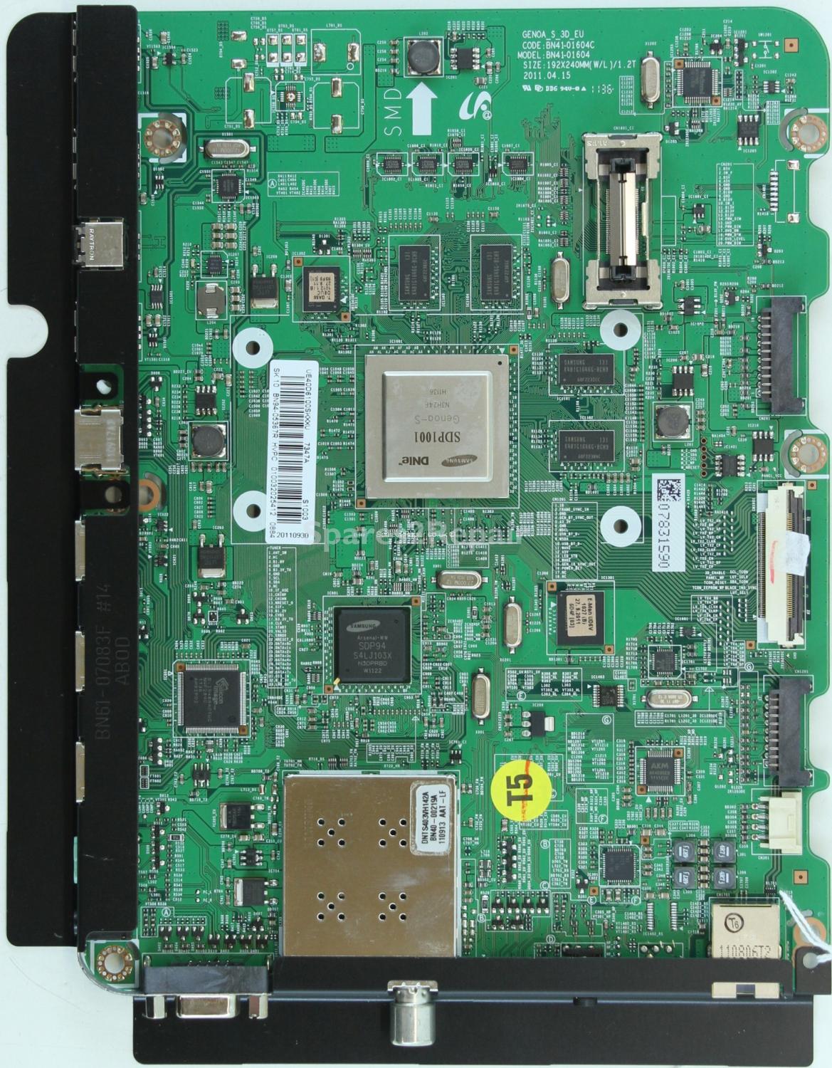 Samsung UE40D6100SK - Main AV - BN94-05367R - BN41-01604C - GENOA_S_3D_EU