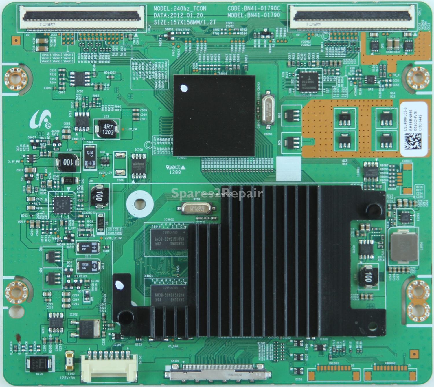 Samsung UE40ES7000S - T-Con - BN95-00580C - BN41-01790C - LSJ400HL02-S