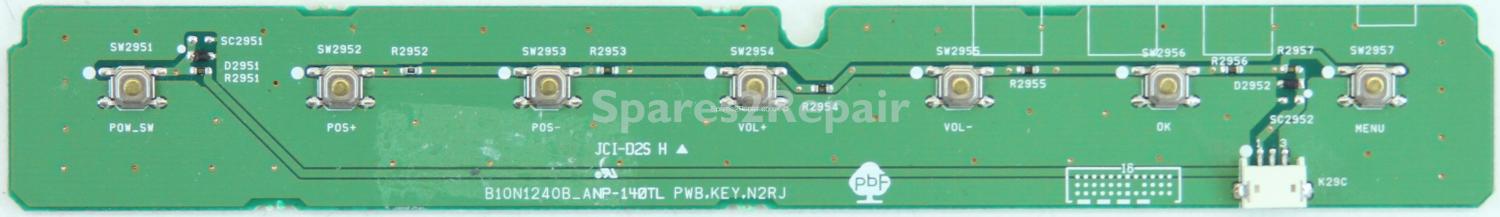 Sanyo CE23LC4-B - Buttons - B10N1240B_A - PWB.KEY.N2RJ