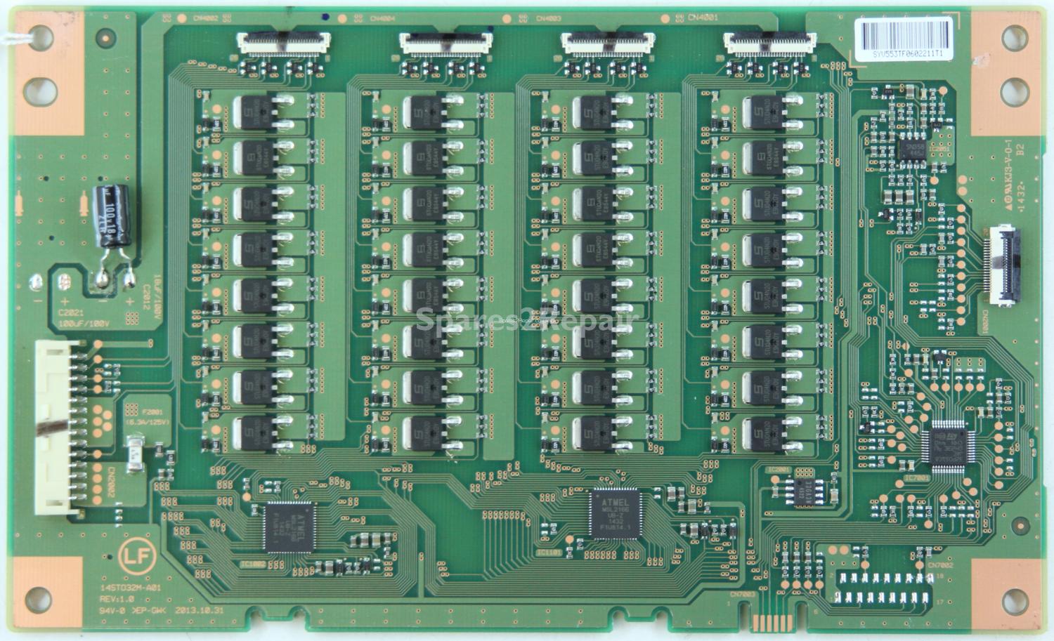 Sony KD-65S9005B - LED Driver Board - 55.3TF06.022 - 14ST032M-A01 - REV:1.0 - L650S34EA-M001