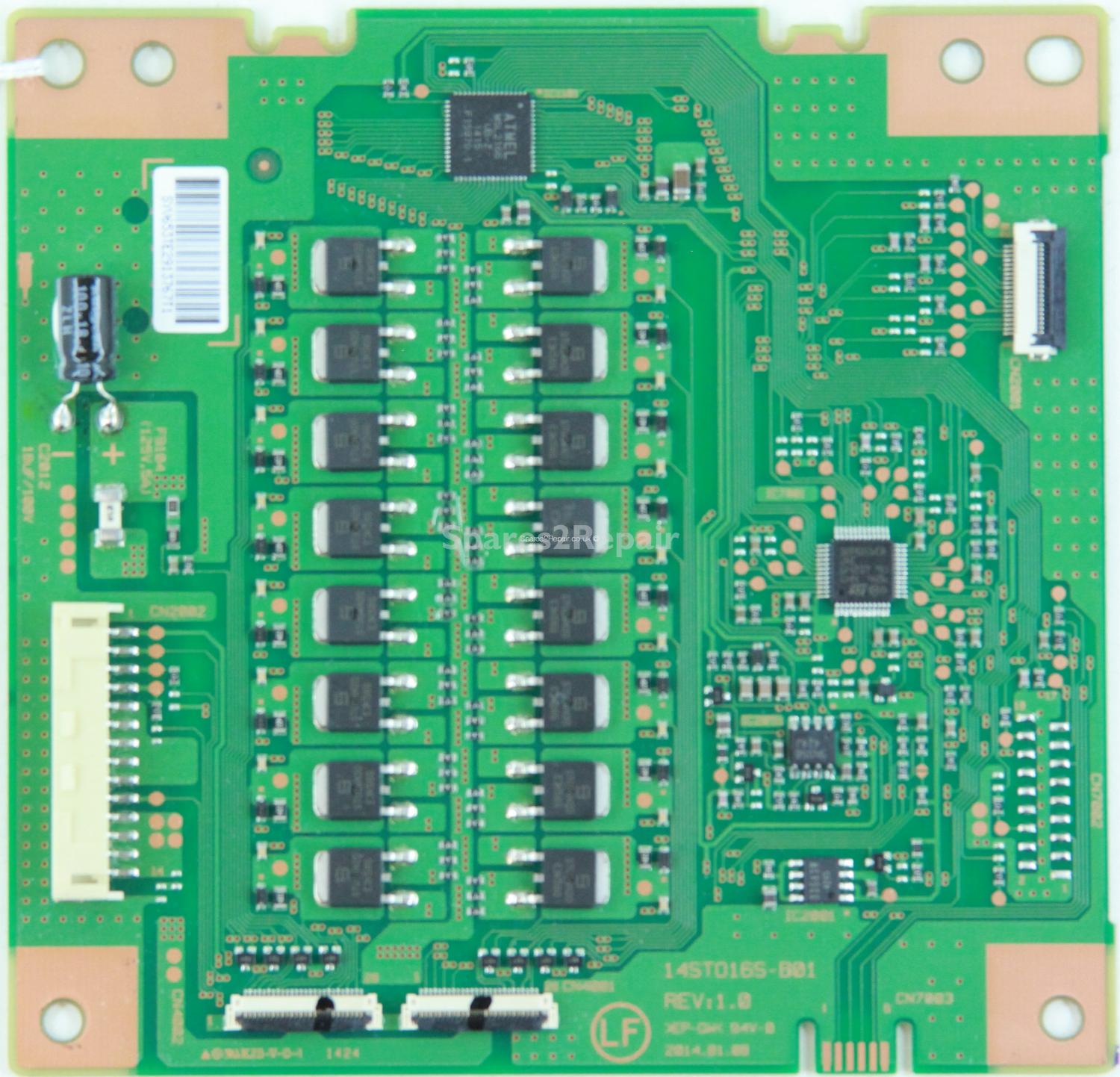 Sony KD-49X8505B - LED Driver Board - 14STO16S-B01 - REV:1.0