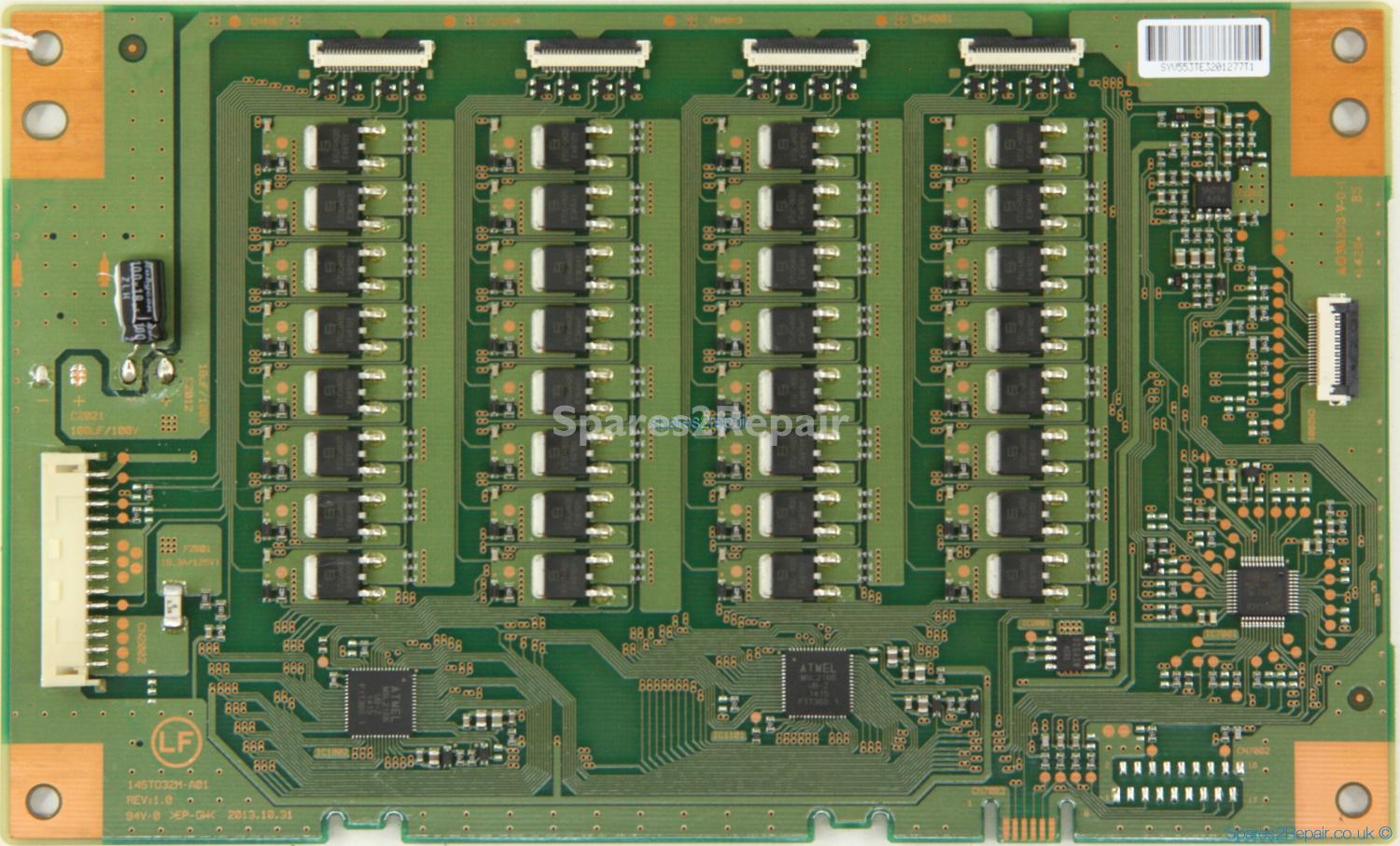 Sony KD-65S9005B - LED Driver Board - 55.3TE32.012 - 14ST032M-A01 - REV:1.0