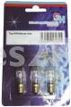 E10 Christmas Lights - E10 Clear Light Bulb Set Of 3 Pcs