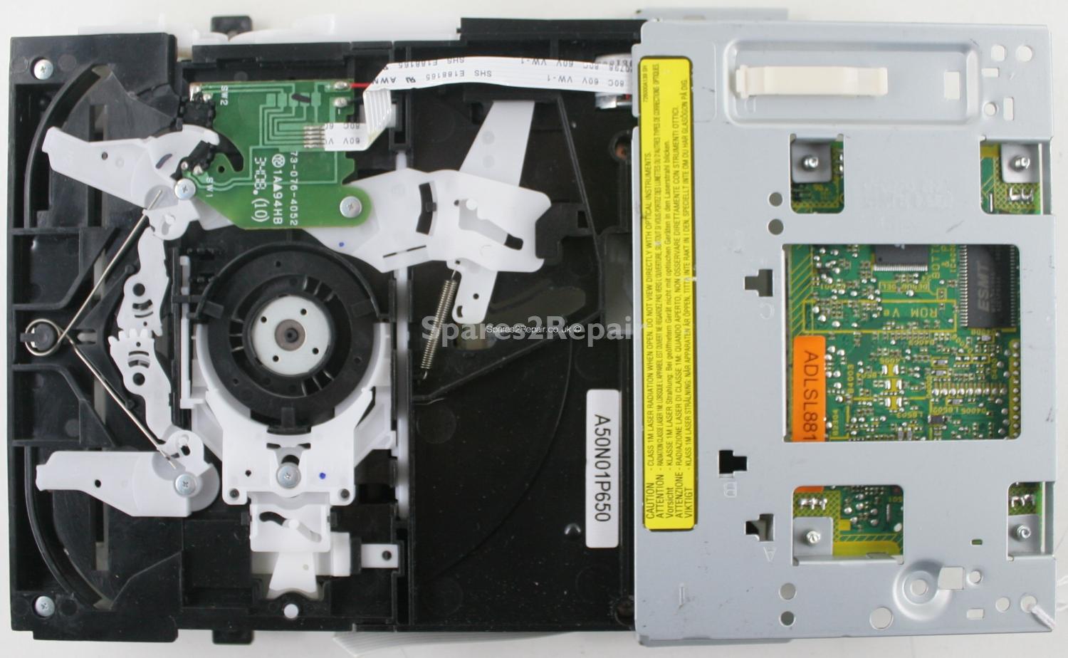 Toshiba 22DV555DB - DVD Mech - DMG097A 4 - ADLSL8811A - 73-076-4052 - A50N01P650