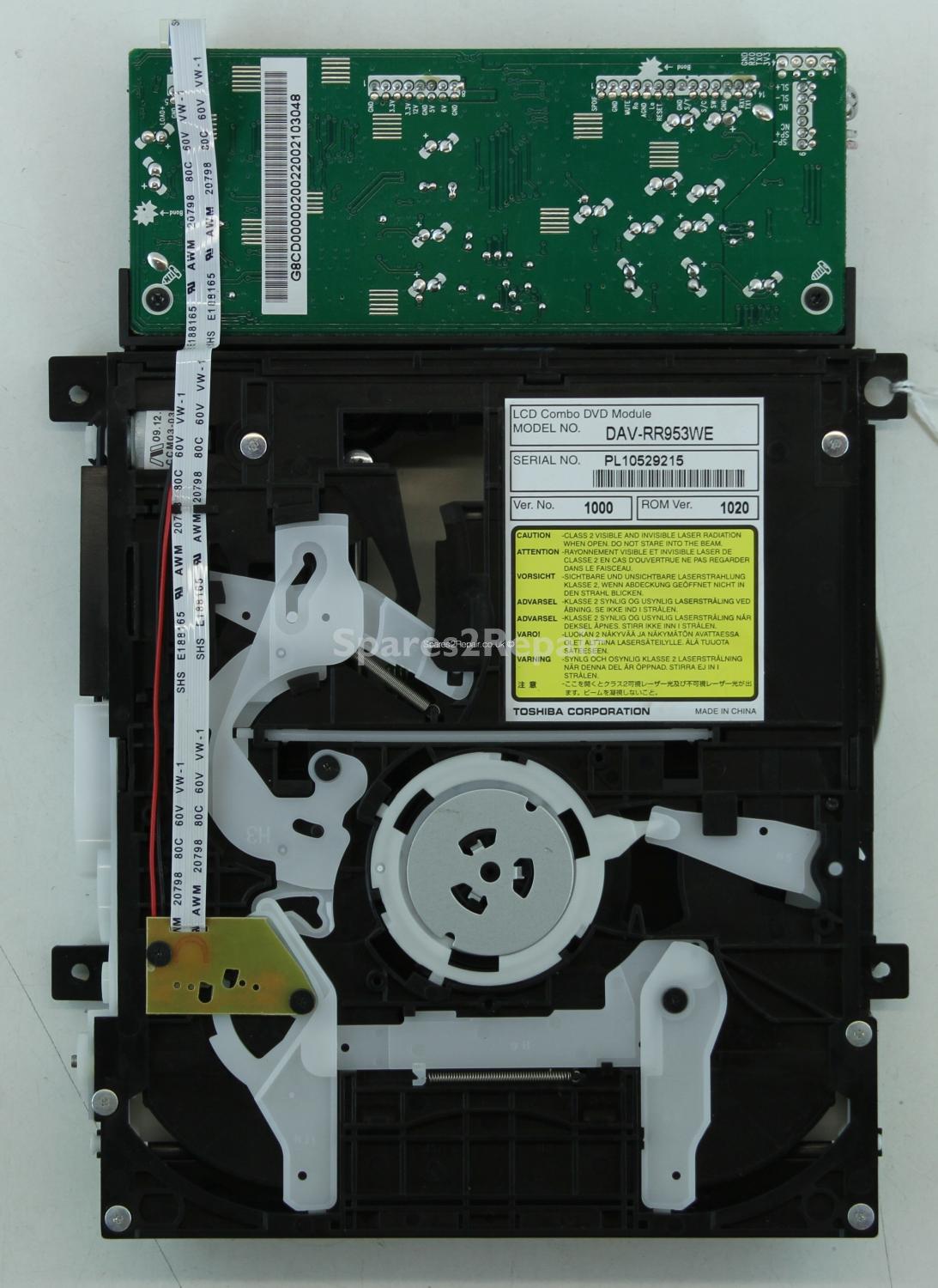 Toshiba 22DV713B - DVD Mech - DAV-RR953WE
